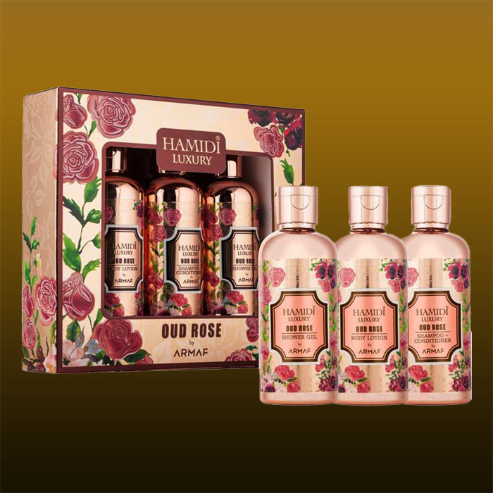 Luxury Rose Oud Set Cadou Arăbesc | HAMIDI