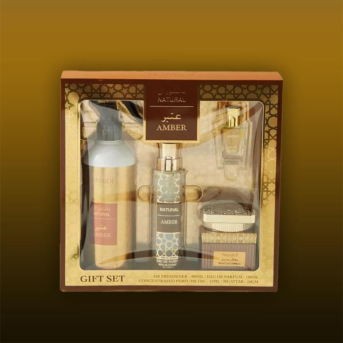 Amber Set Cadou Arăbesc | HAMIDI - amber 4 in 1 gift set hamidi | Malika