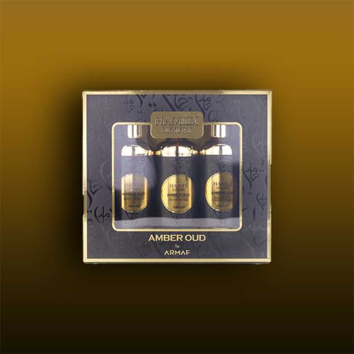 Luxury Amber Oud - 3 pieces gift set