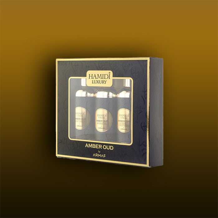 Luxury Amber Oud - 3 pieces gift set