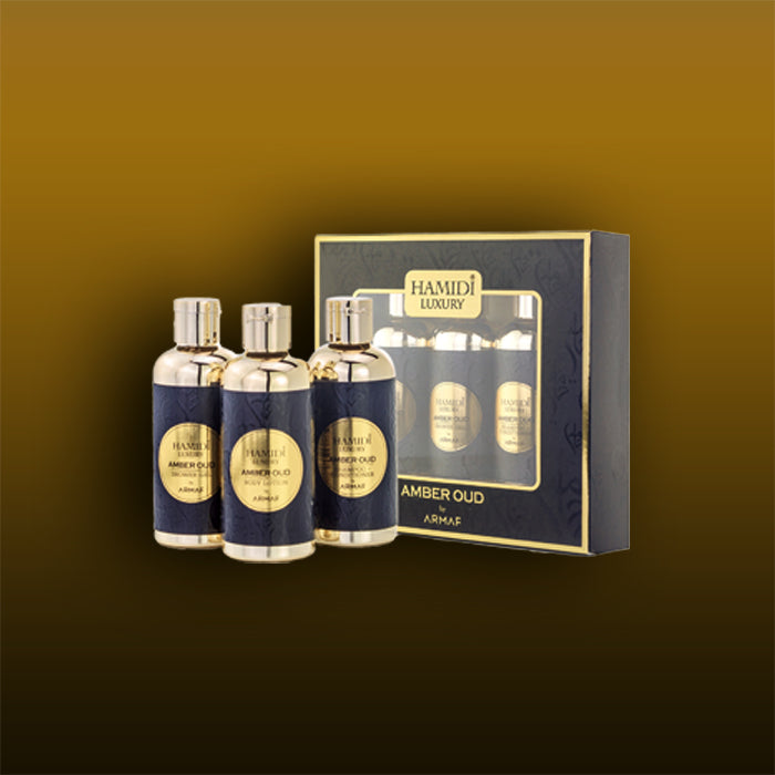 Luxury Amber Oud - 3 pieces gift set