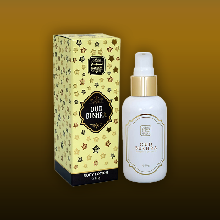 Oud Bushra (80g) – Loțiune de corp arăbească | NASEEM - oud bushra 80g body lotion naseem | Malika